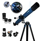 Meade Instruments – StarPro AZ 80mm Aperture, Portable Beginner Refracting Astronomy Telescope with Bonus Adjustable Smartphone Adapter - Compact...