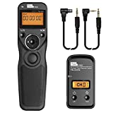 Wireless Shutter Release Comaptible for Canon, Pixel TW-283 E3/N3 Wireless Remote Control Timer Shutter Release Cable Compatible for Canon EOS 1300D...